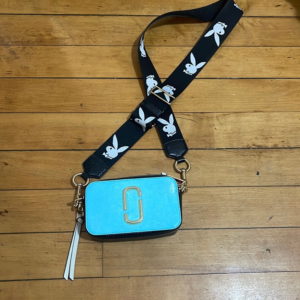 RARE Marc jacobs snapshot bag with playboy strap